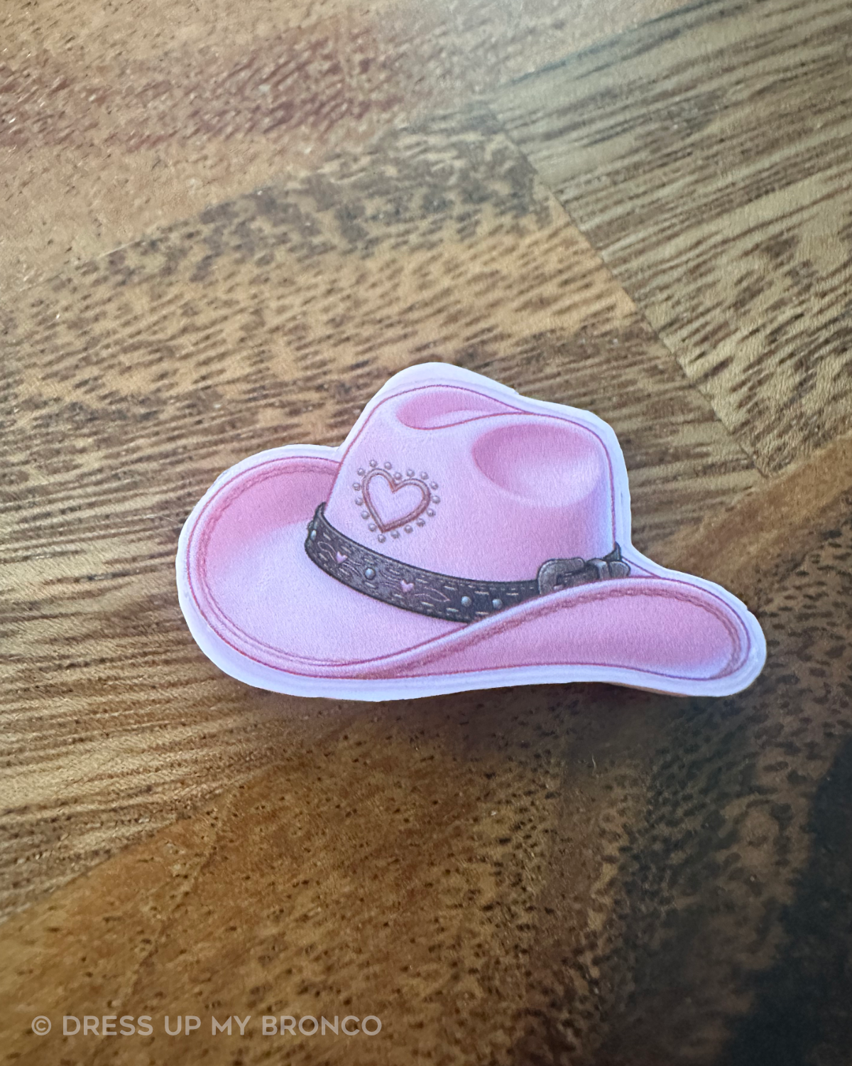 Pink Rodeo — Bronco Rear Emblem 3D Cowgirl Hat