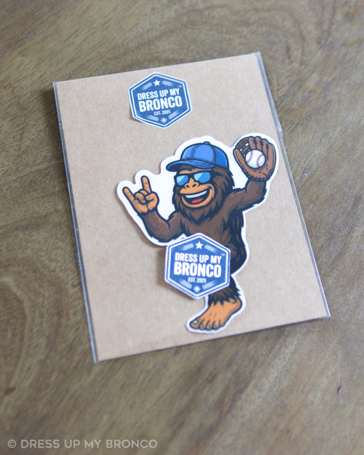 Home Run Energy — Bronco Emblem Vinyl Decal (Sports Mode Edition)