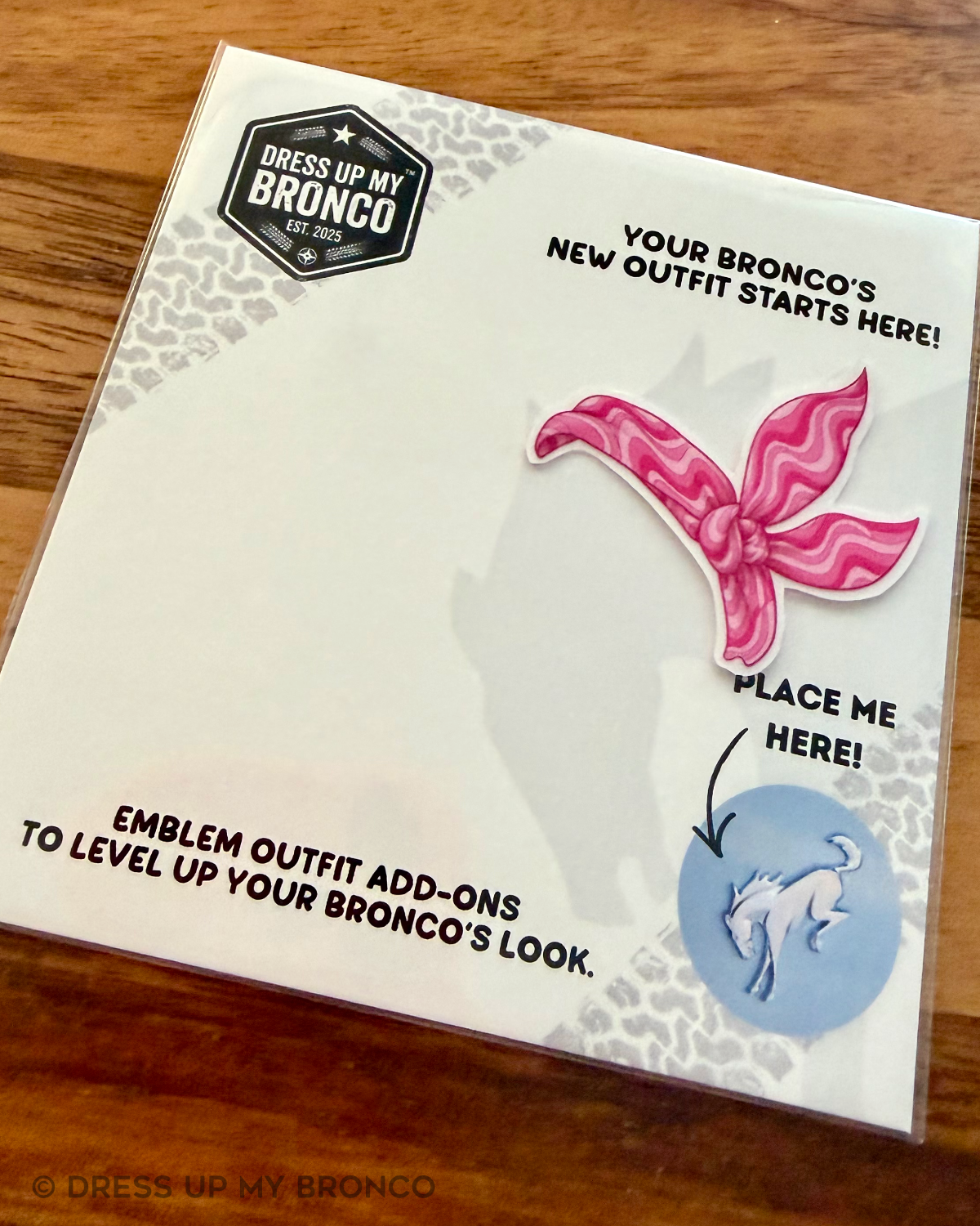 Groovy Rodeo Bandana — Bronco Rear Emblem Outfit Add-On Decal
