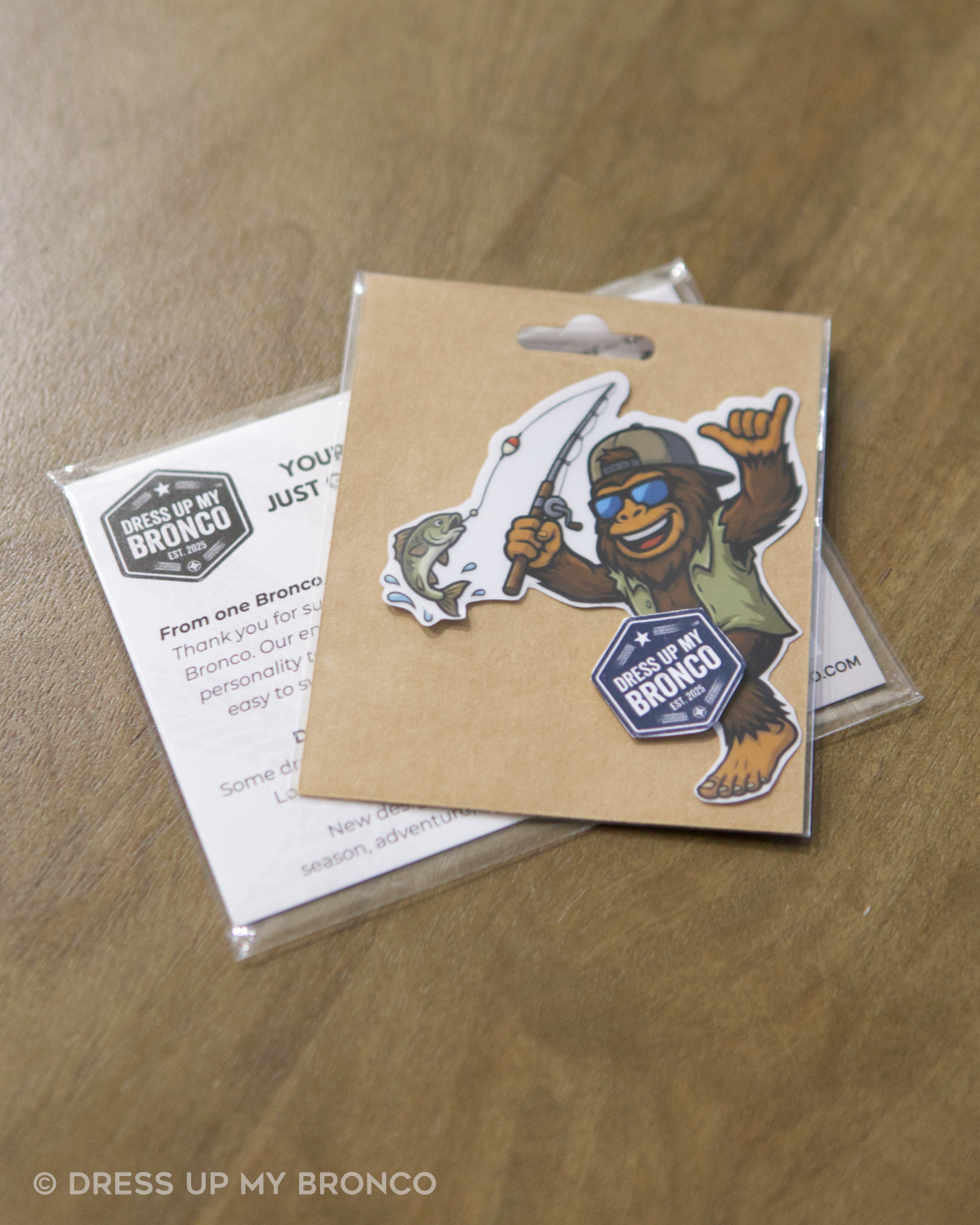 Reel Bronco Energy — Bronco Emblem Vinyl Decal (Sports Mode Edition)