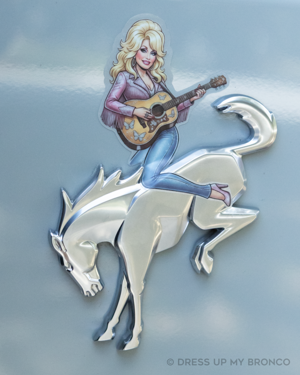 Country Glam — Bronco Rear Emblem Vinyl Decal