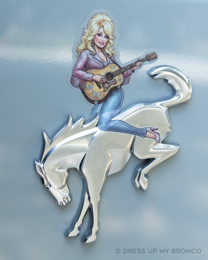 Country Glam — Bronco Rear Emblem Vinyl Decal