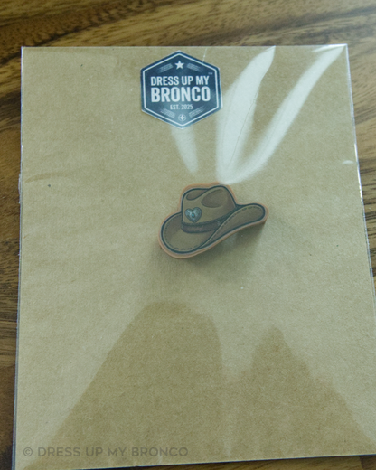 Saddle Up — Bronco Rear Emblem 3D Cowgirl Hat