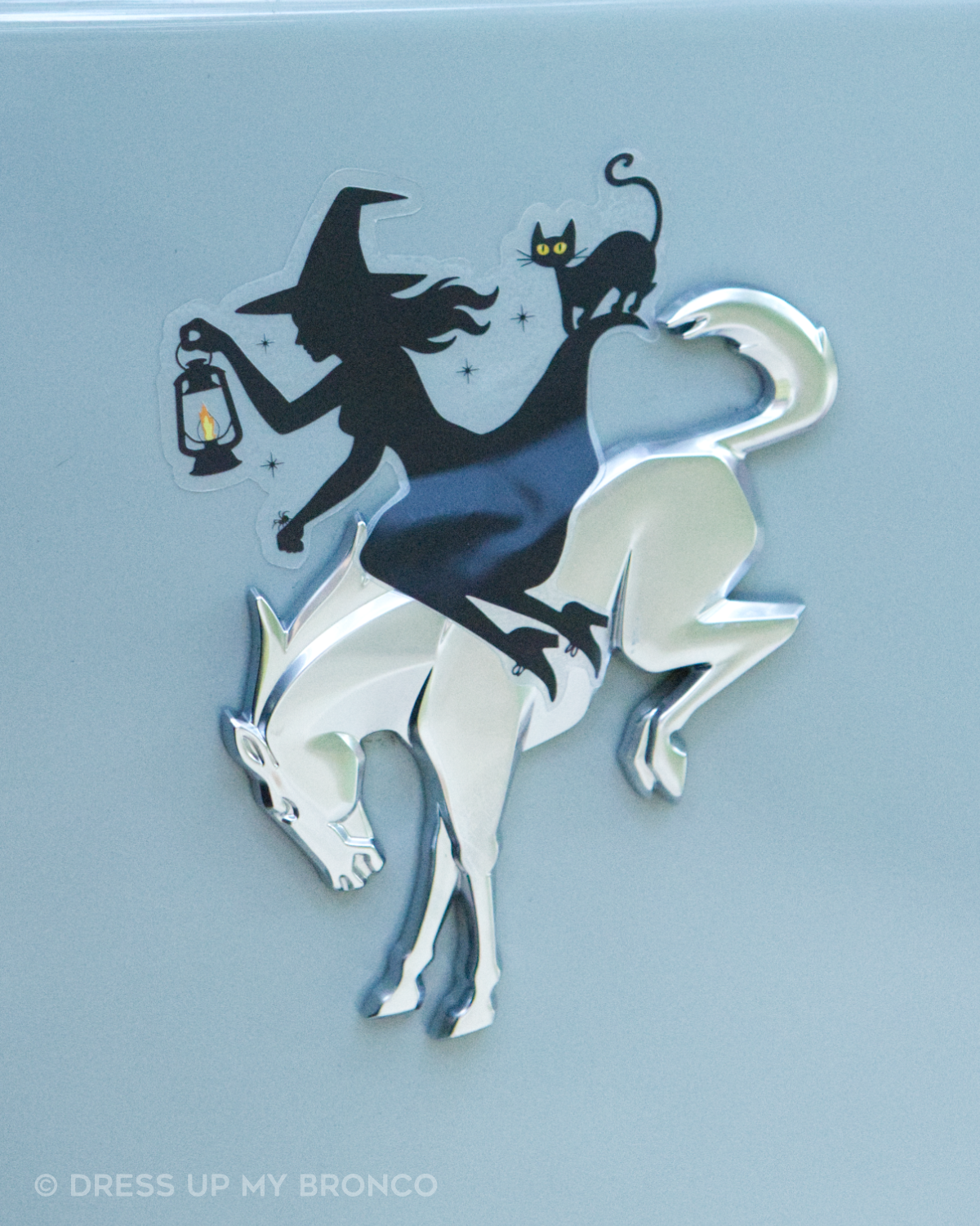 Bewitched Rider — Bronco Rear Emblem Vinyl Decal