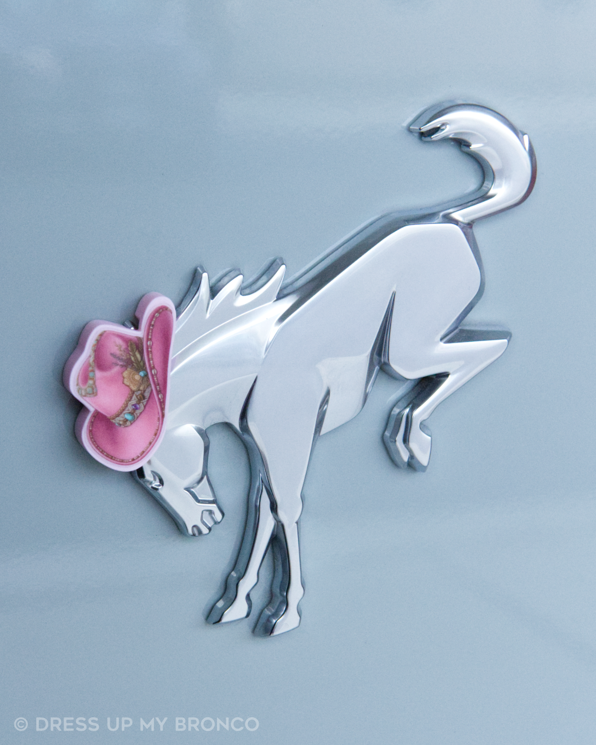 Boho Rodeo — Bronco Rear Emblem 3D Hat
