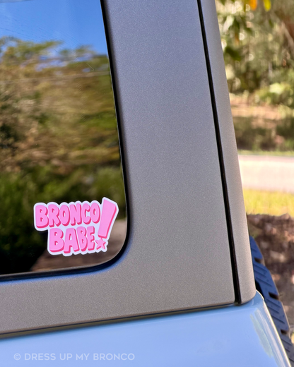 Bronco Babe — Premium Die-Cut Sticker