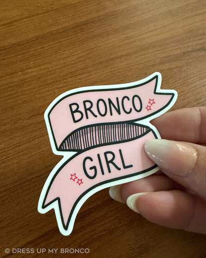 Bronco Girl — Premium Die-Cut Sticker