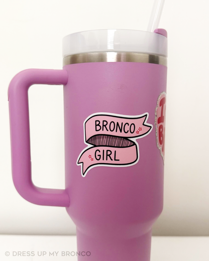 Bronco Girl — Premium Die-Cut Sticker