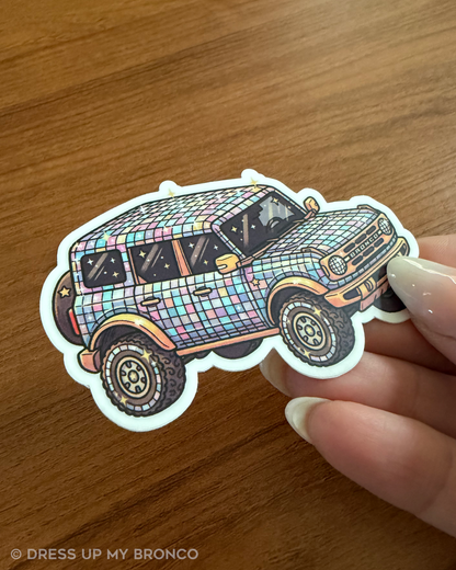 Disco Bronco — Premium Die-Cut Sticker