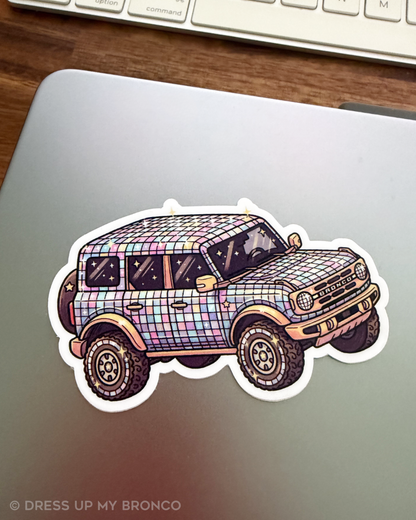 Disco Bronco — Premium Die-Cut Sticker