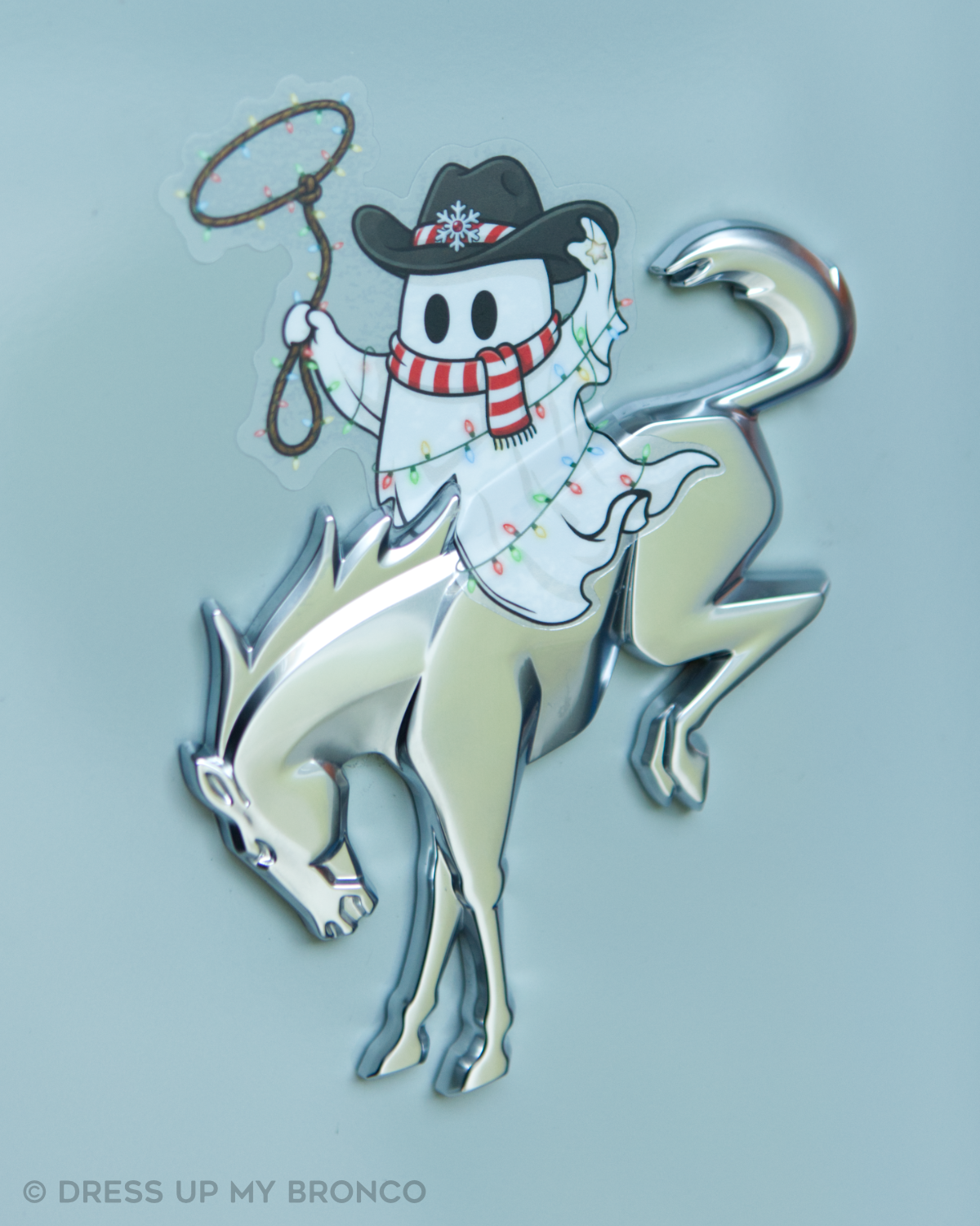Jingle Boos — Bronco Rear Emblem Vinyl Decal