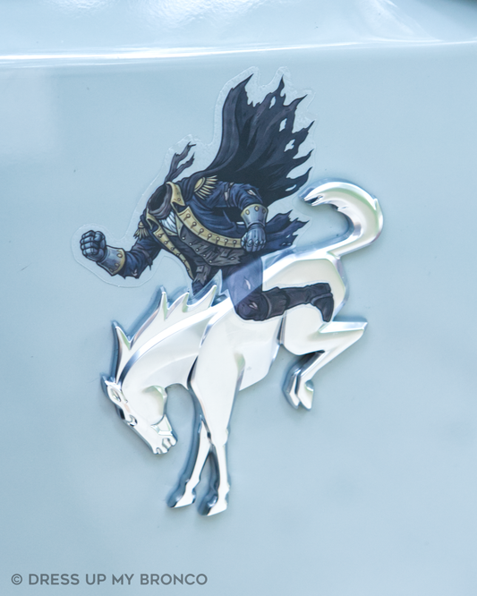 Headless Horseman — Bronco Rear Emblem Vinyl Decal