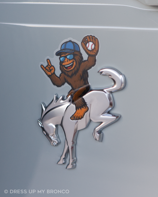 Home Run Energy — Bronco Emblem Vinyl Decal (Sports Mode Edition)