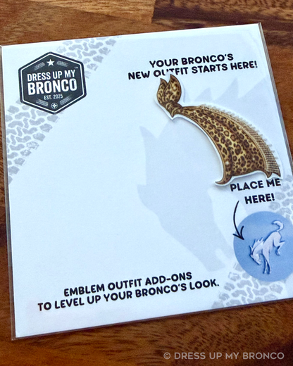 Born to Be Wild Bandana — Bronco Rear Emblem Outfit Add-On Decal