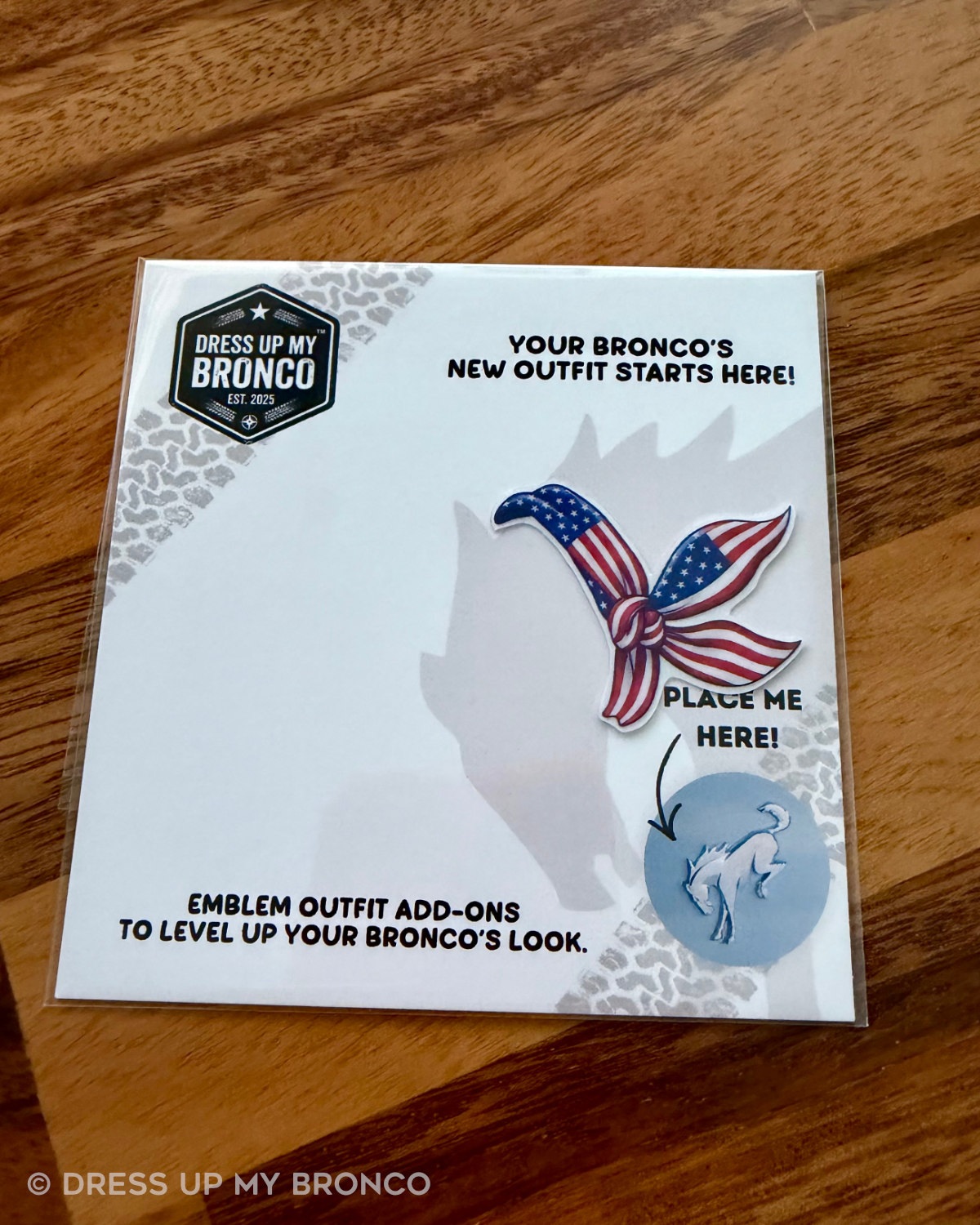 Patriot Bandana — Bronco Rear Emblem Bandana