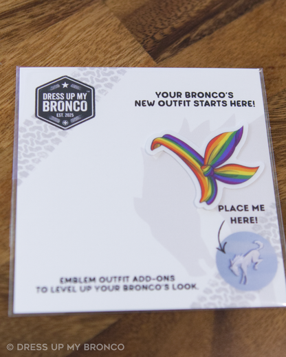 Pride Mode — Bronco Rear Emblem Bandana