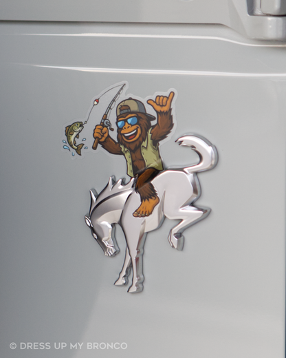 Reel Bronco Energy — Bronco Emblem Vinyl Decal (Sports Mode Edition)