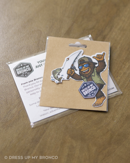 Reel Bronco Energy — Bronco Emblem Vinyl Decal (Sports Mode Edition)