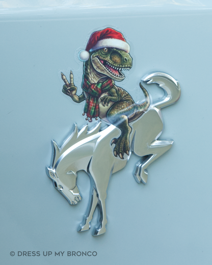 Santa Claws — Bronco Rear Emblem Vinyl Decal