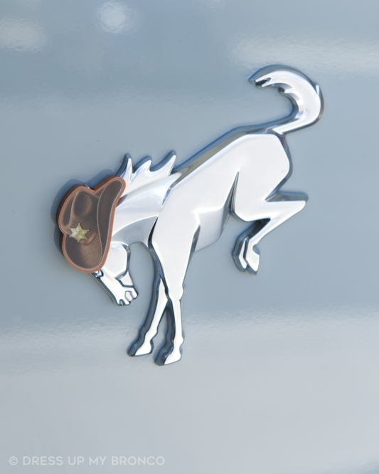 Sheriff Mode — Bronco Rear Emblem 3D Hat