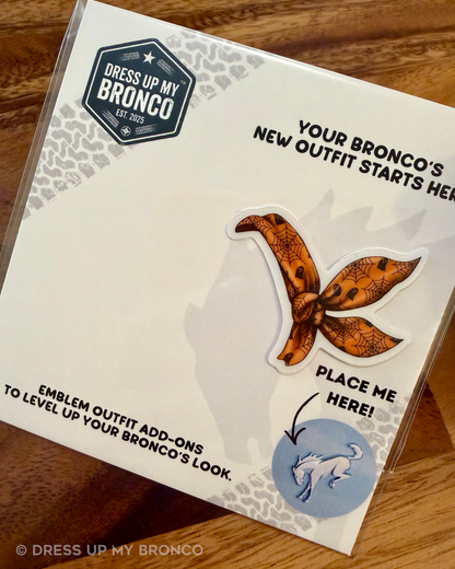 Spooky Bandana — Bronco Rear Emblem Decal