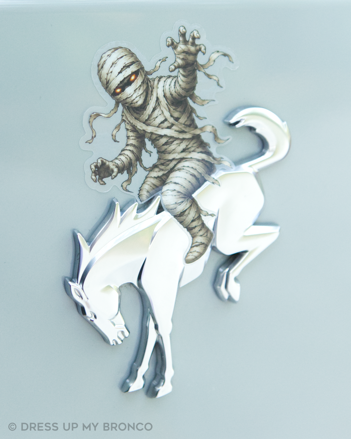 Undead Rider — Bronco Rear Emblem Vinyl Decal