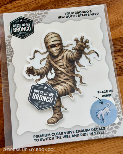 Undead Rider — Bronco Rear Emblem Vinyl Decal