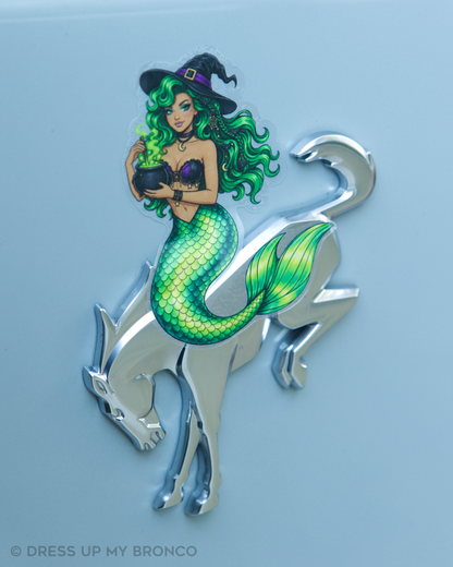 Wicked Siren — Bronco Rear Emblem Vinyl Decal