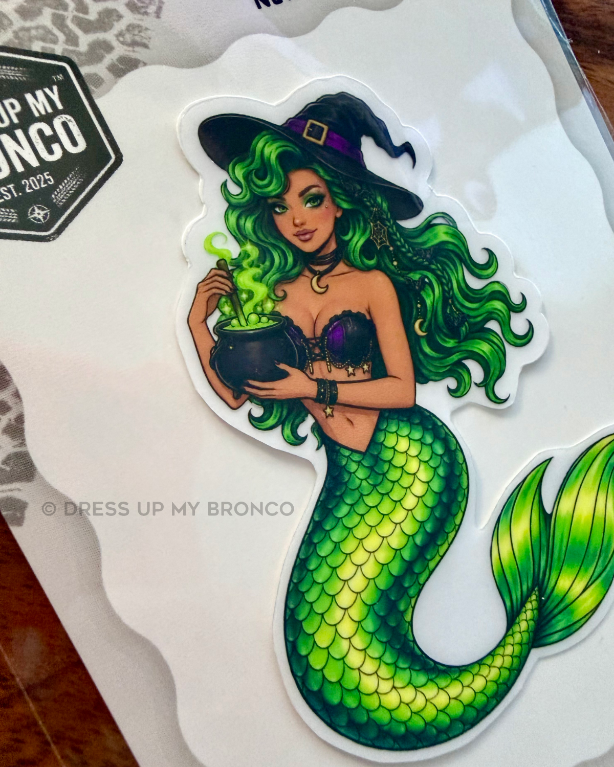 Wicked Siren — Bronco Rear Emblem Vinyl Decal