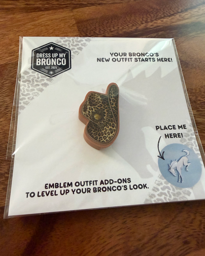 Wild Rodeo — Bronco Rear Emblem 3D Hat