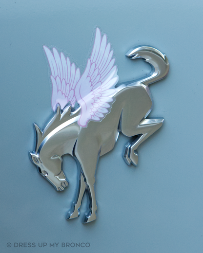 Fly Mode — Bronco Rear Emblem Vinyl Decal (See variations)