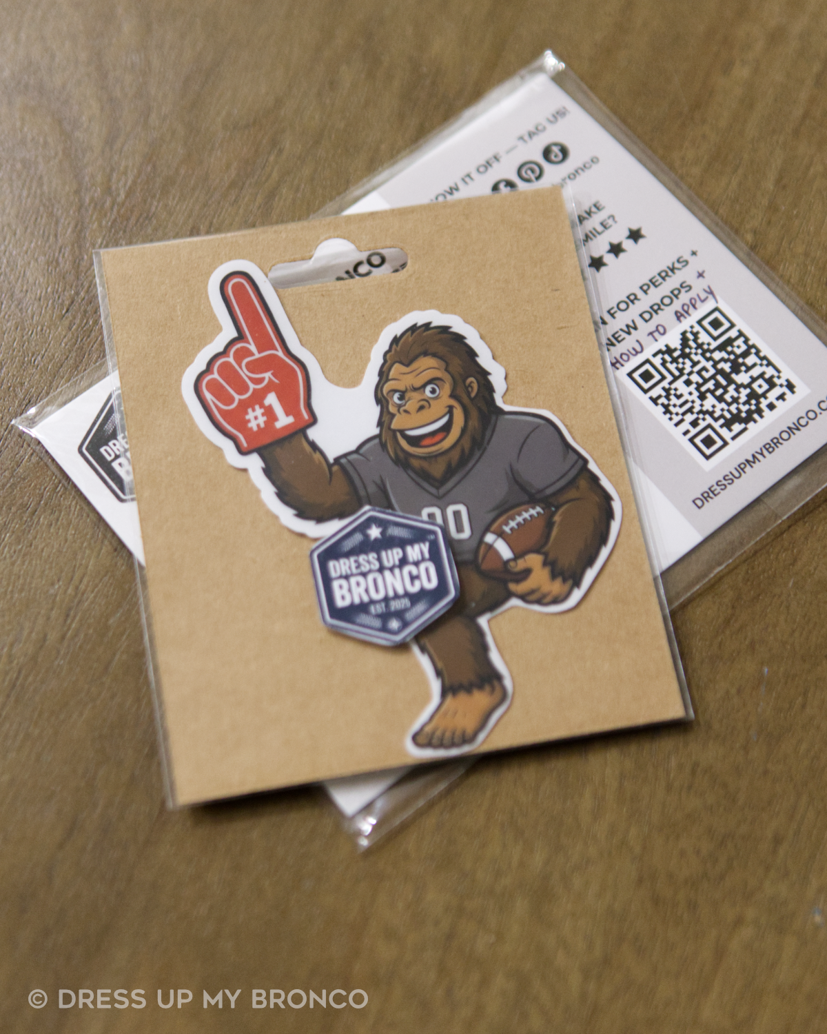 Touchdown Bronco Energy — Bronco Emblem Vinyl Decal (Sports Mode Edition)