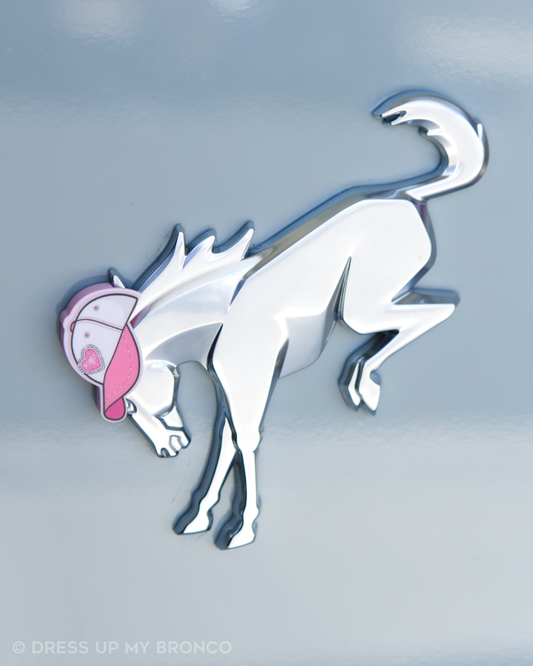 Pink Crush — Bronco Rear Emblem 3D Baseball Cap
