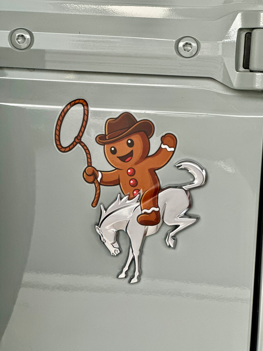 Crumboy - Bronco Emblem Vinyl Decal (Holiday Edition)