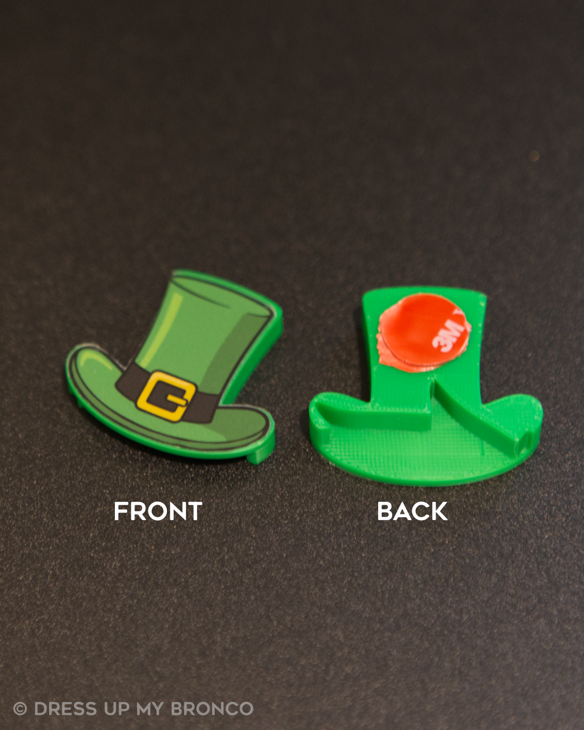 🍀🌈 Shamrock Bronco — 3D Hat + Vinyl Decal (St. Patty’s Day Edition) (Shipping Included!)